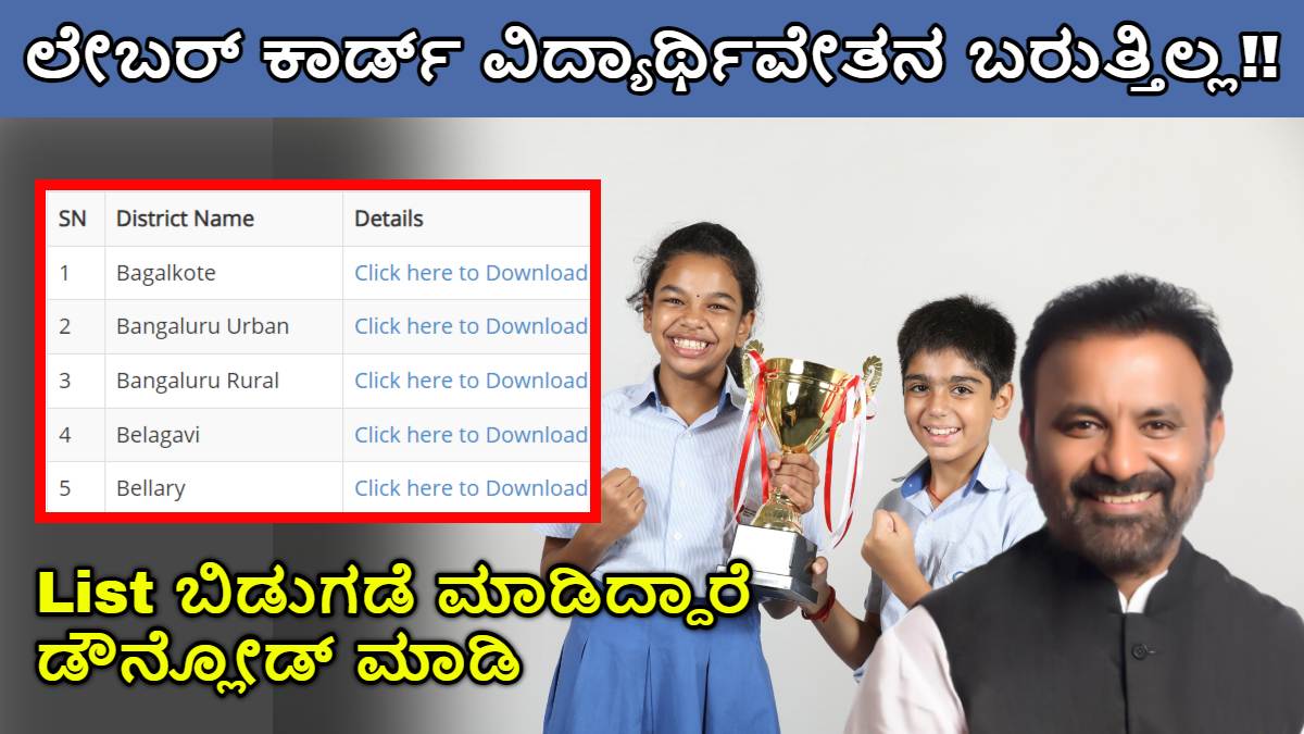 Labor Card Scholarship 2024