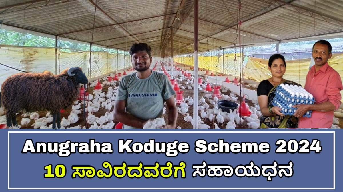 Anugraha Koduge Scheme 2024!! 2,500 ರಿಂದ 10 ಸಾವಿರದವರೆಗೆ ರೈತರಿಗೆ ಸಹಾಯಧನ ನೀಡುತ್ತಾರೆ