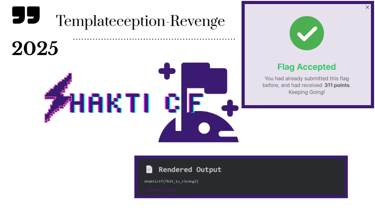 Shakti CTF 2025 - Templateception-Revenge CTF WriteUp