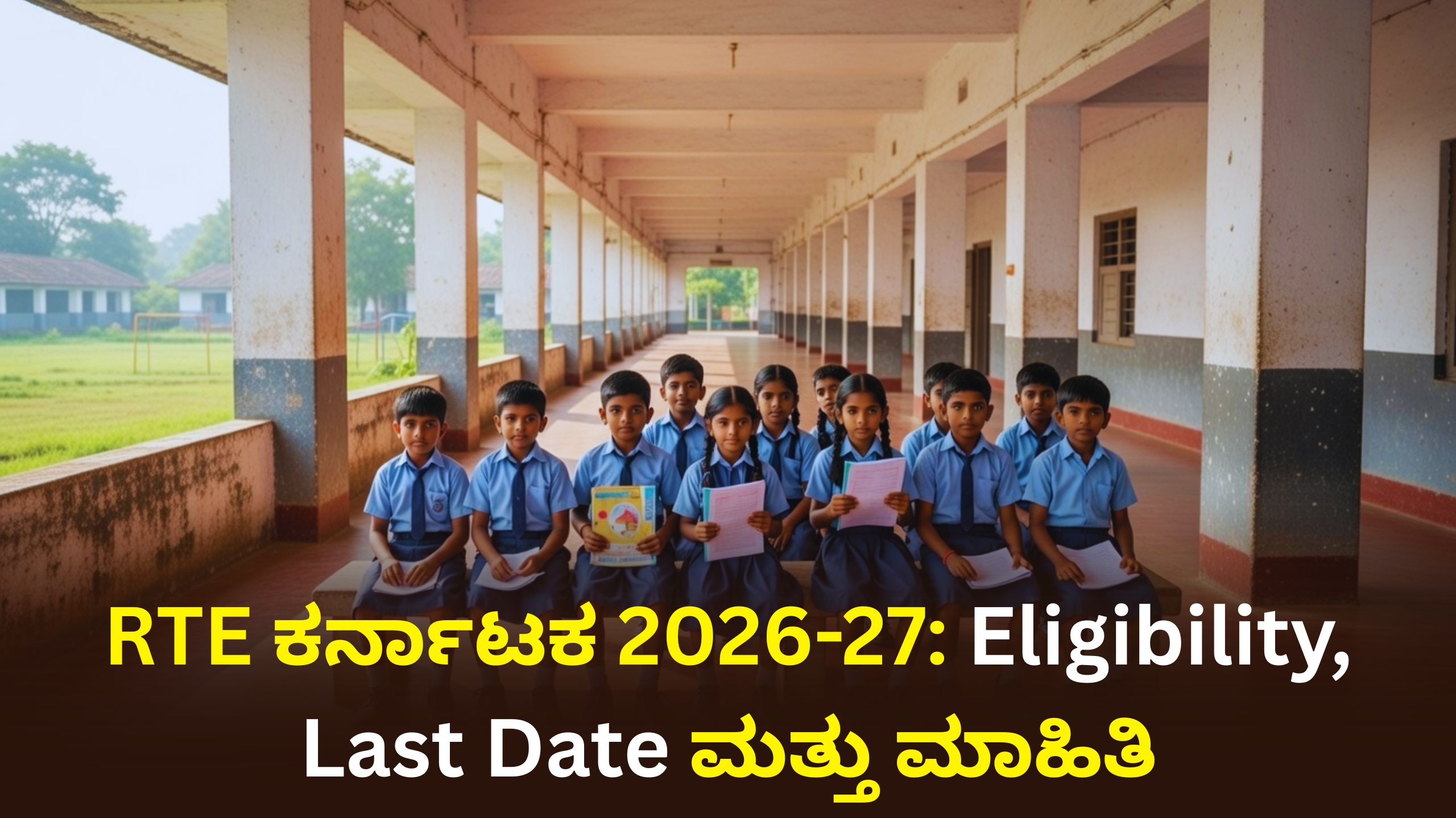 RTE ಕರ್ನಾಟಕ 2026-27: Apply Online Now – Eligibility, Last Date! ಇಲ್ಲಿದೆ ಮಾಹಿತಿ