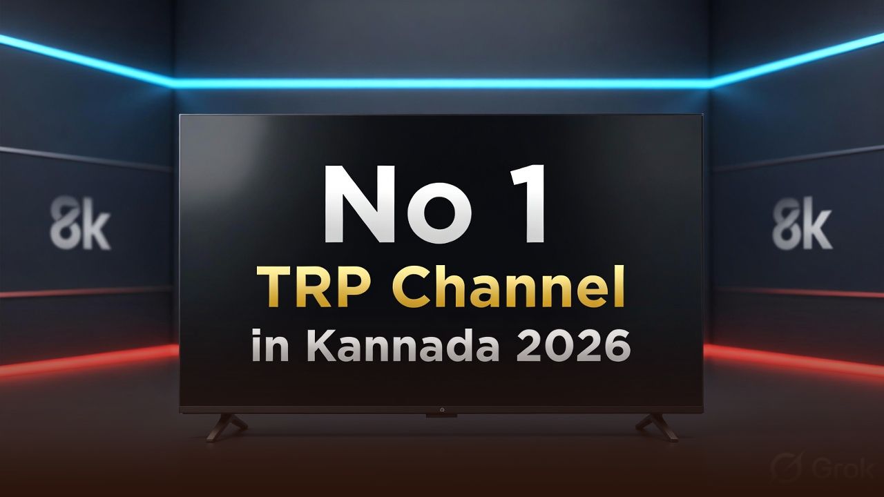 ಕನ್ನಡದ ನಂ. 1 TRP ಚಾನೆಲ್ ಯಾವುದು? 2026ರ ಟಾಪ್ 5 ಕನ್ನಡ TRP ಚಾನೆಲ್ಗಳ ಸಂಪೂರ್ಣ ಪಟ್ಟಿ ಮತ್ತು ವಿಶ್ಲೇಷಣೆ.