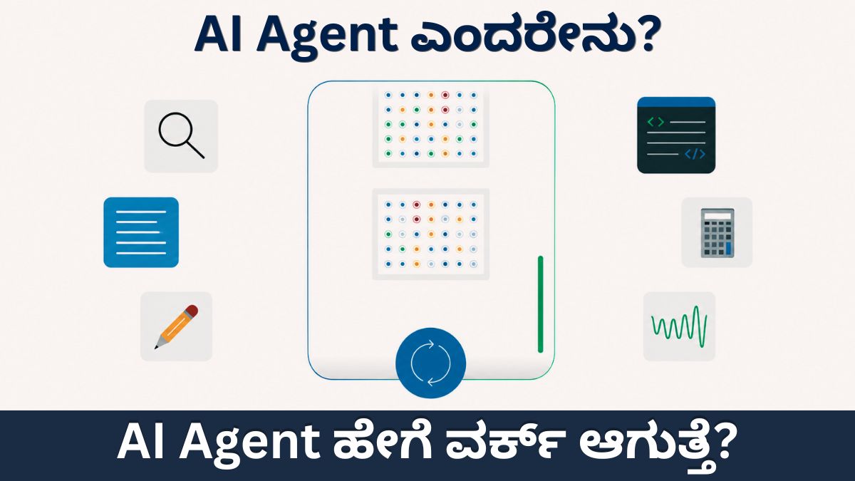 AI Agent ಎಂದರೇನು? ನಿಮ್ಮ ಎಲ್ಲ ಕೆಲಸ ಪಟಪಟನೆ ಮುಗಿಸೋ ಡಿಜಿಟಲ್ ಅಸಿಸ್ಟೆಂಟ್ ಬಗ್ಗೆ ಸಂಪೂರ್ಣ ಮಾಹಿತಿ..!